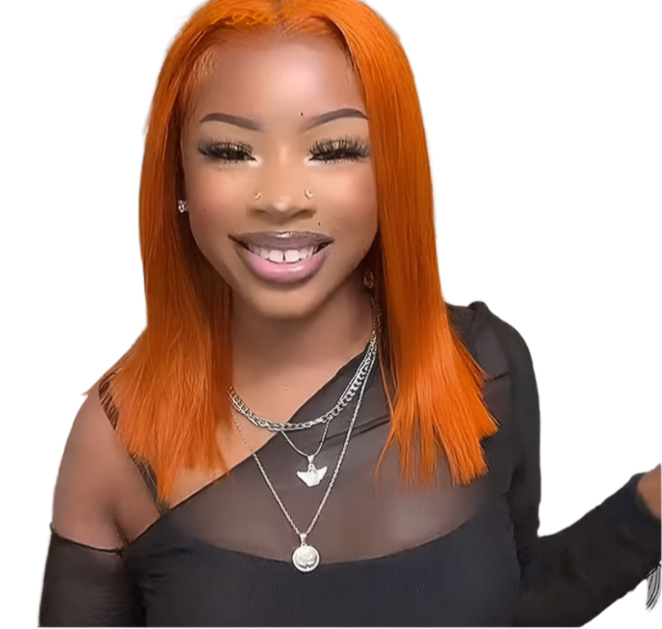 Rebecca Purple Bob Wig | 13x5x1 Transparent Lace Front Human Hair Luxegan