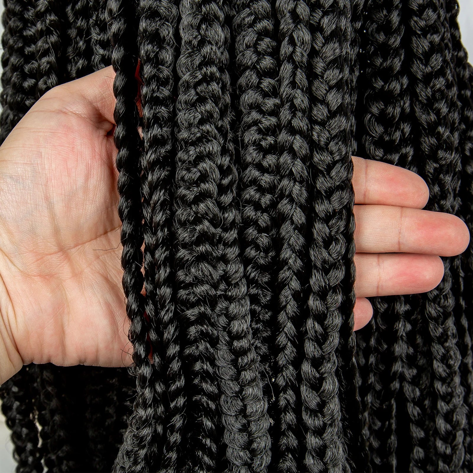 20" Box Braids Baseball Cap Wig | Afro Black Women | Adjustable Hat Wig Luxegan