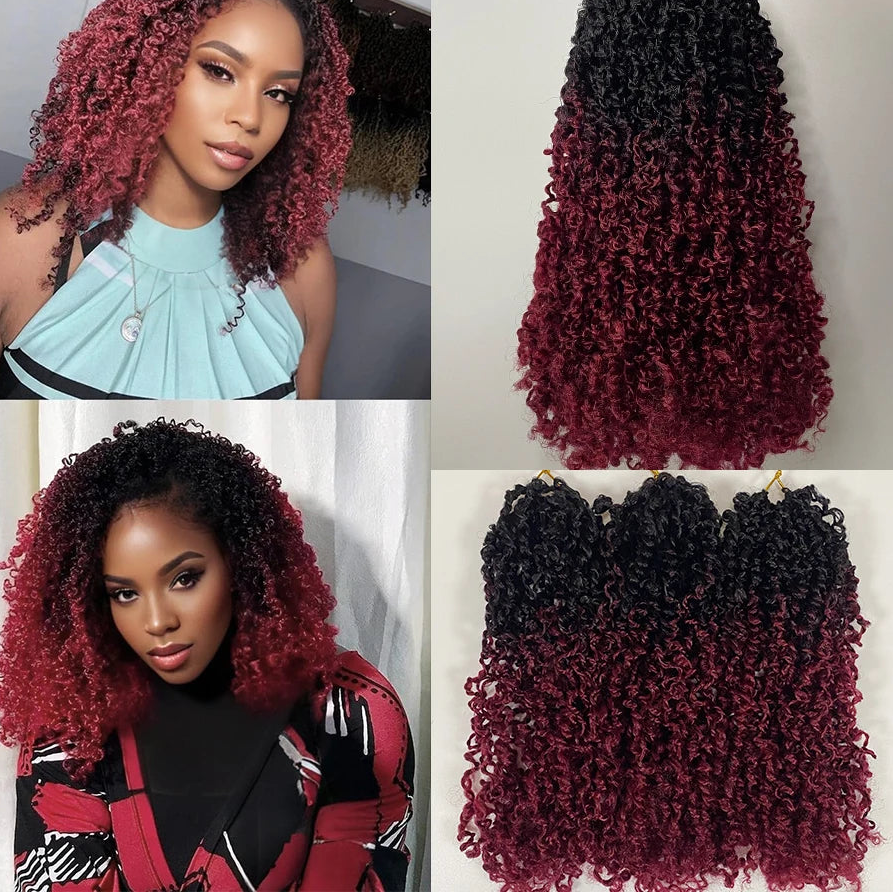 Yanky Twist Crochet Hair | Pre-Looped Senegalese Twist | 8 & 12 Inch | 30 Strands/Pack Luxegan