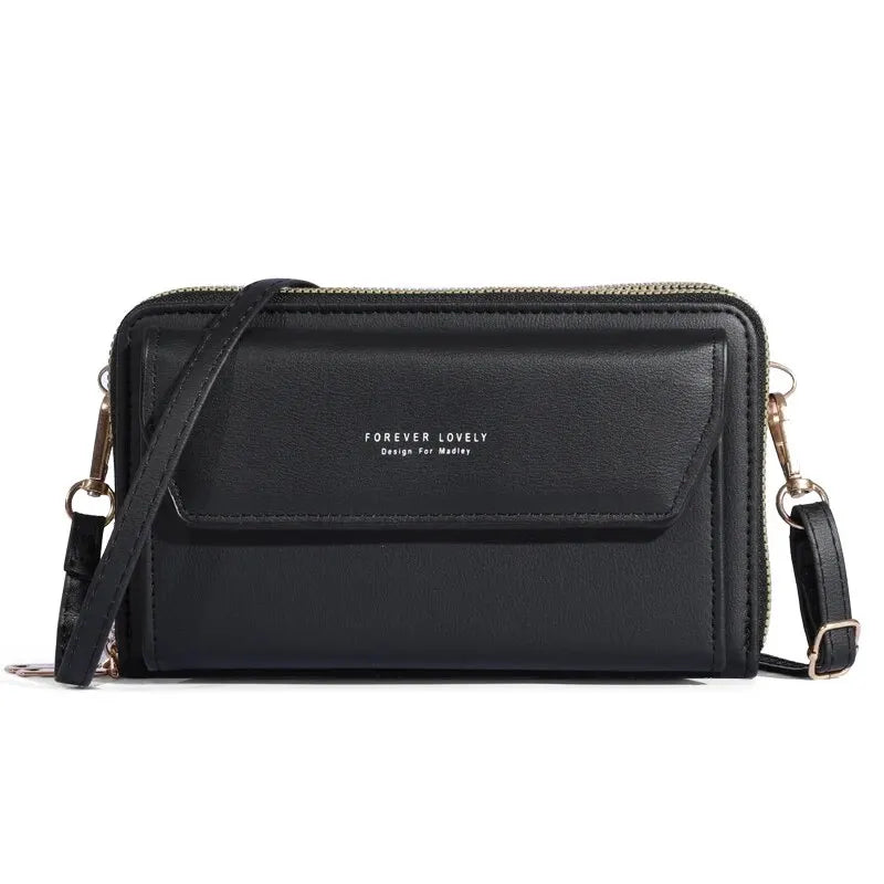 Small Hardshell Crossbody Shoulder Bag | Protective PC Cellphone Bag & Card Holder | Women’s Mini Box Purse Wallet | Durable Lightweight Travel Handbag Luxegan