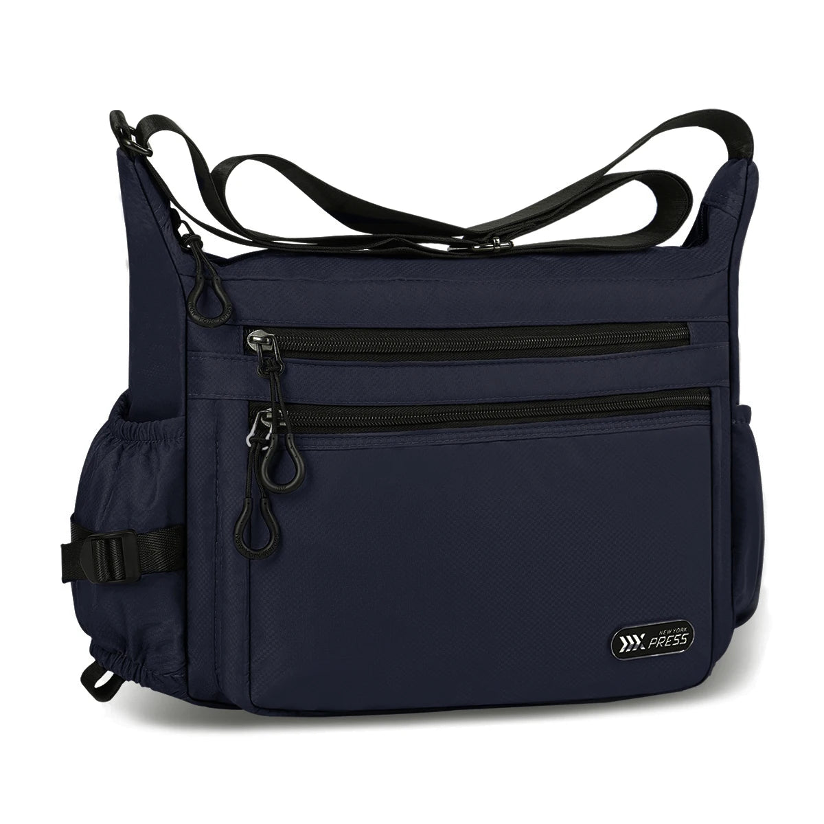 Unisex Waterproof Nylon Shoulder Bag | High-Quality Casual Crossbody Messenger Bag | Large Capacity Satchel for Women, Men & Students | Versatile Four-Season All-Weather Handbag Luxegan