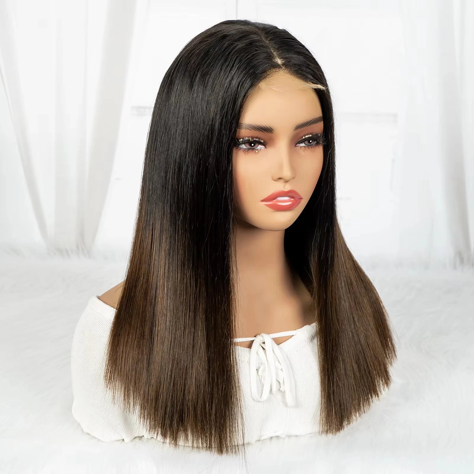 16A Super Double Drawn Bone Straight Bob Wig | 2x6 Real HD Lace Closure Vietnamese Virgin Human Hair Luxegan