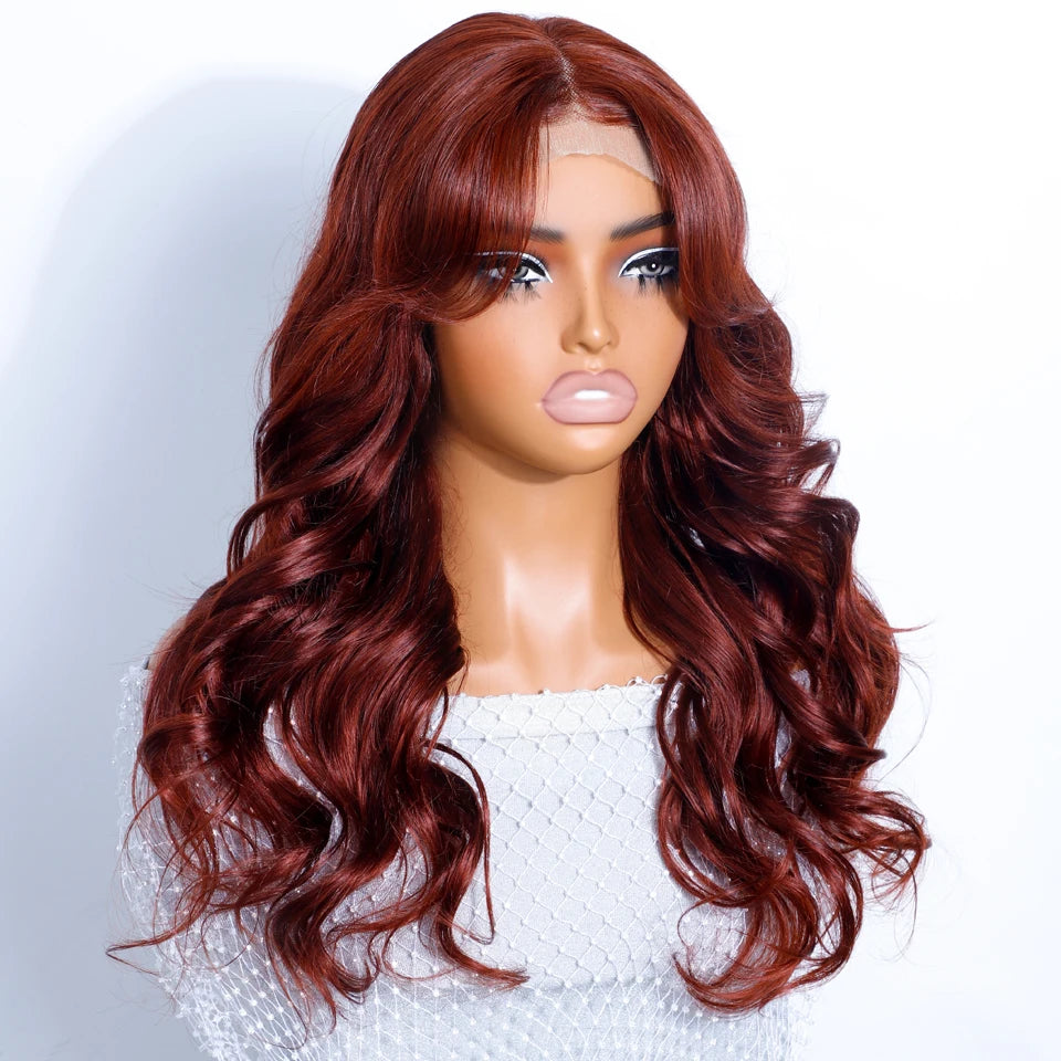 1B/27 Highlight Ombre Body Wave Lace Front Wig | 180% Density Honey Blonde Human Hair with Transparent Lace for Black Women Luxegan