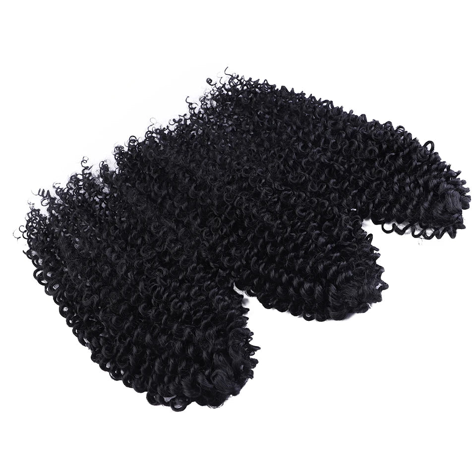 18" Afro Kinky Curly Crochet Hair | Ombre Passion Twist Braids | 60 Strands/Pack | Heat Resistant