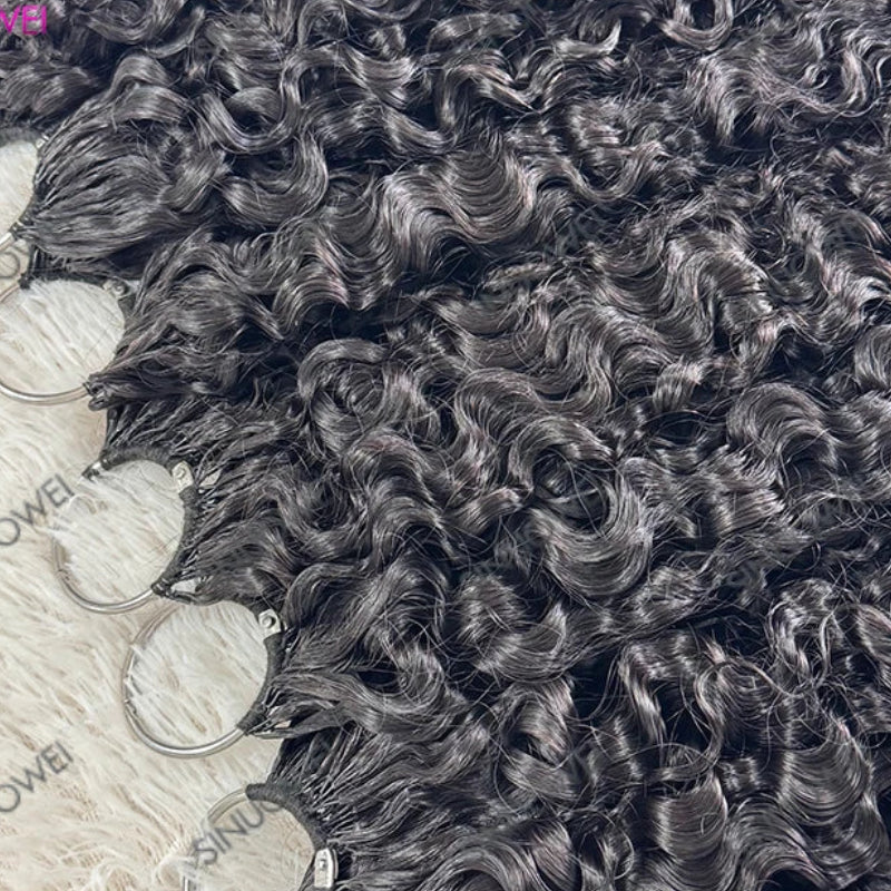 15A Burmese Kinky Curly Crochet Hair – 100% Human Hair | Feather Soft | Natural Black | 12–22 Inch - view 5