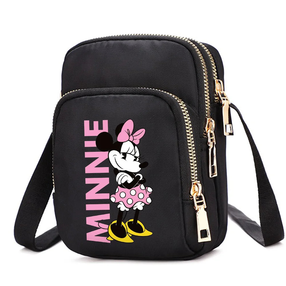 Mickey & Minnie Mouse Shoulder Bag | Cartoon Crossbody Handbag Luxegan