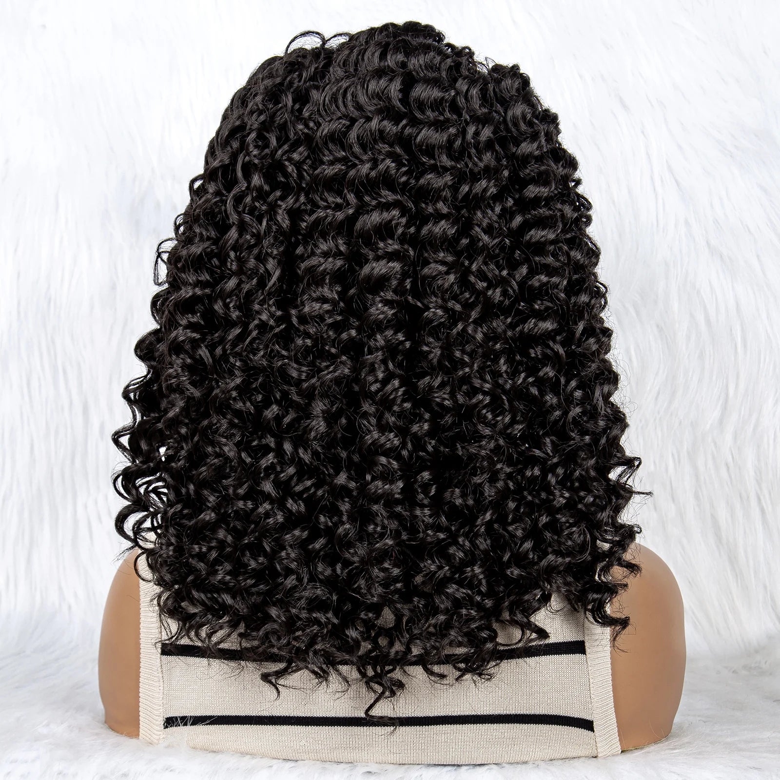 Kinky Curly Braided Bob Wig | Lace Front with Baby Hair Luxegan