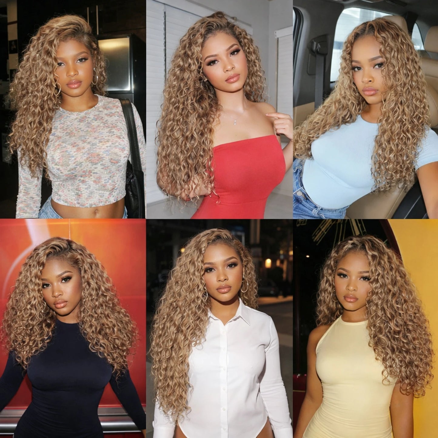 Brown Burmese Water Wave Braiding Hair | Sophisticated Knotless Pre-Separated Deep Curly Extensions | Elegant "100% Raw Virgin" Silhouette | "Dignified" Invisible Feather Crochet Human Hair for Radiant Versatile Styling Luxegan