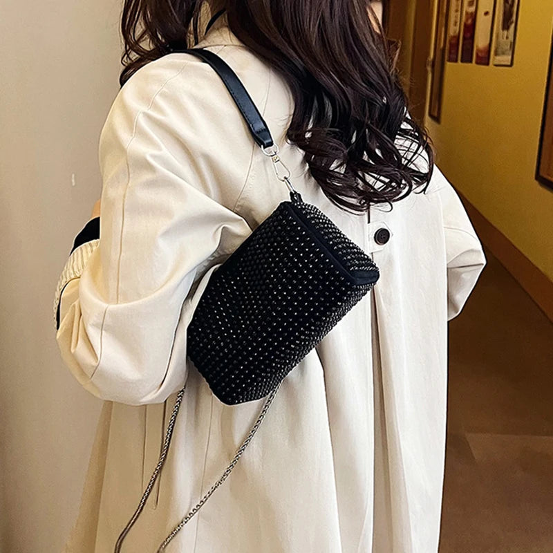New Spring & Summer Small Bags Trend | Personalized Color Diamond Pillow Bag & Chain Shoulder Crossbody Bag Luxegan