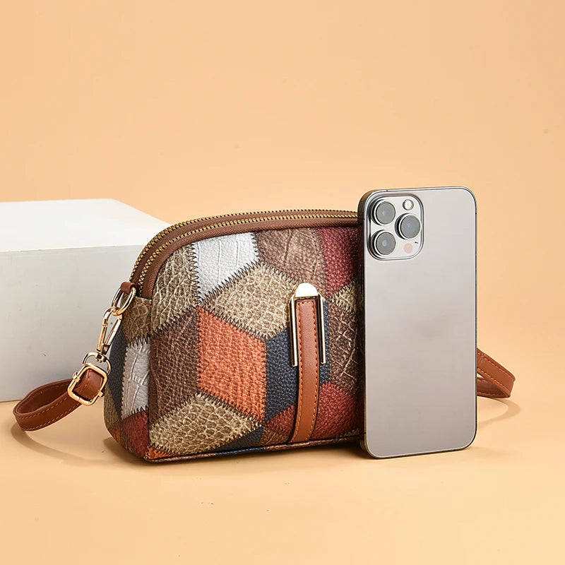 Trendy Printed Shell Bag | Casual Crossbody & Shoulder Purse Luxegan