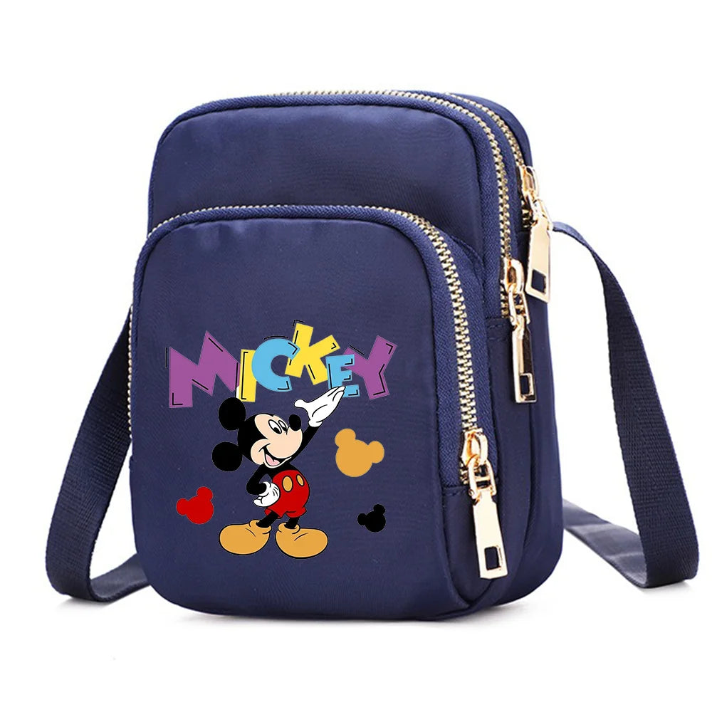 Mickey & Minnie Mouse Shoulder Bag | Cartoon Crossbody Handbag Luxegan