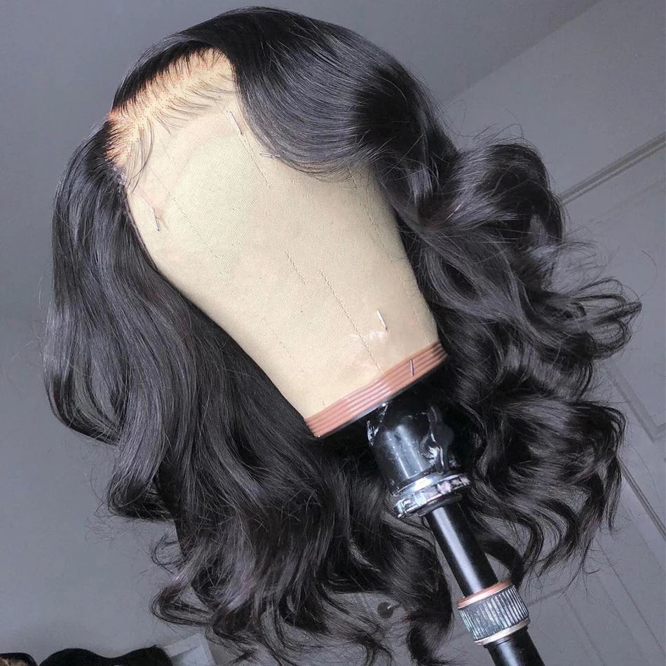 12A Wear & Go Bob Wig | 180% Density Glueless Body Wave Human Hair Luxegan