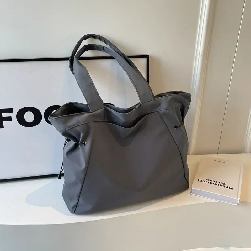 Large Capacity Casual Tote Bag | Simple Travel Handbag & Aesthetic Shoulder Bag Luxegan