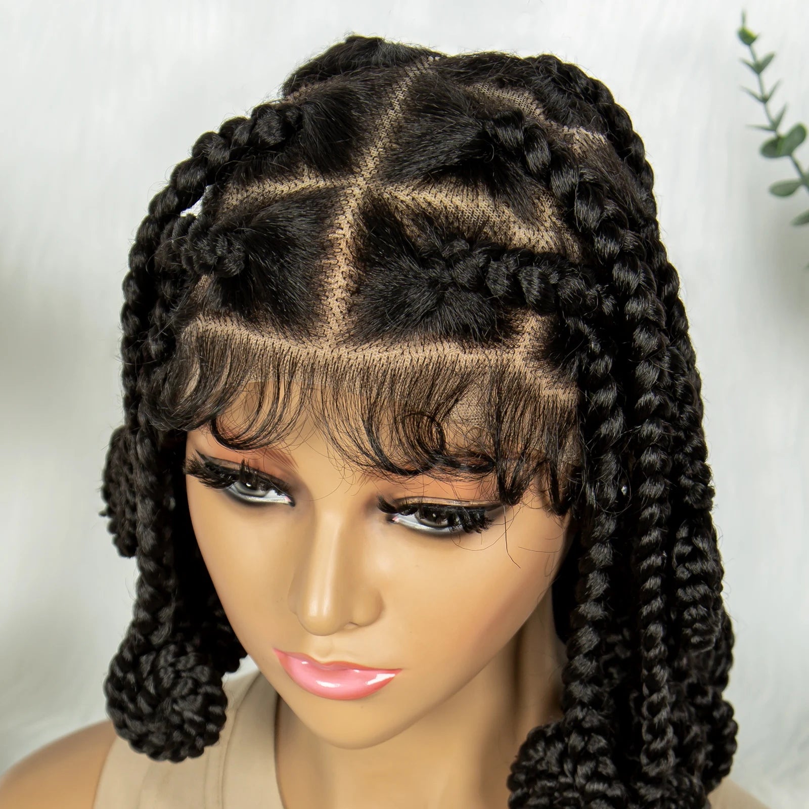 Kima Koroba Jumbo Knotless Braids Wig | Full Lace | For African Women Luxegan