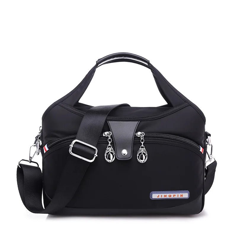 Casual Oxford Shoulder Bag | Female Multi-Function Crossbody Bag & Large Capacity Messenger Handbag Luxegan