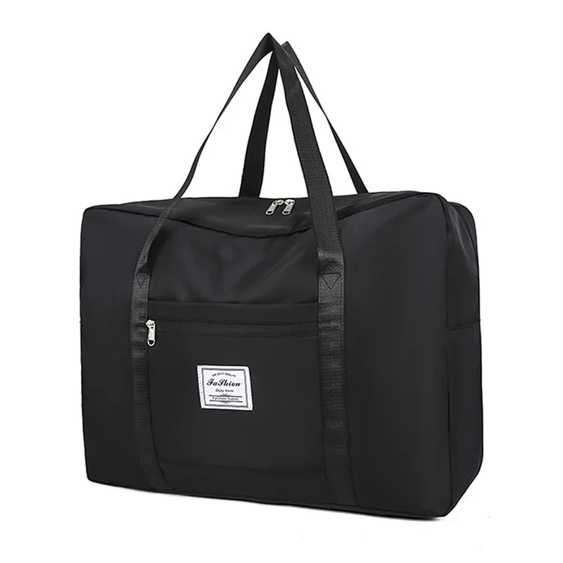 Large Capacity Folding Travel Bags Waterproof Luggage Tote Handbag | Travel Duffle Bag Gym Yoga Storage Shoulder Bag Luxegan