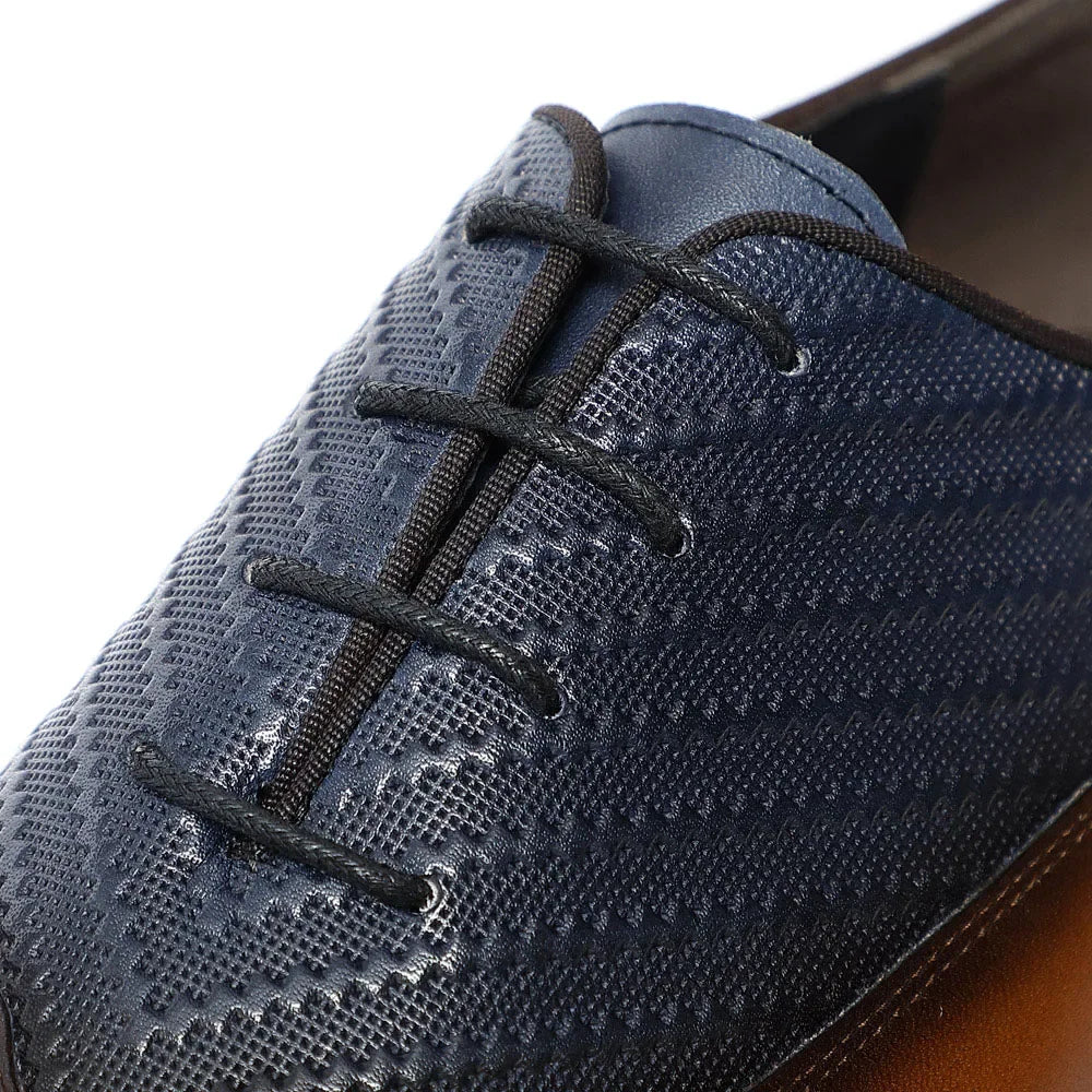 Classic Men's Oxford Casual Sneakers | Genuine Leather Italian Design Lace-Up Dress Shoes (Anti-Slip Sole) Luxegan