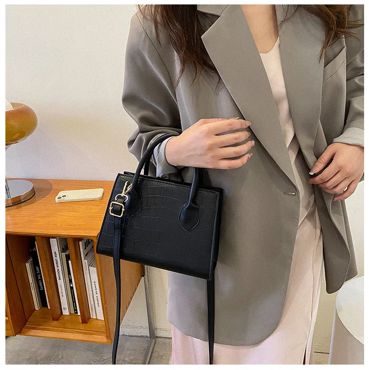 New Square Crossbody Bags for Women | Fashion Handbags & Purses & Ladies Shoulder Bag (Small Top Handle Bags) Luxegan