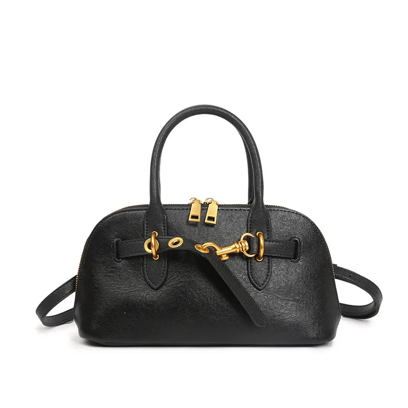 Luxury Designer Women's Bag | Genuine Leather Vintage Handbag & Cowhide Crossbody Luxegan