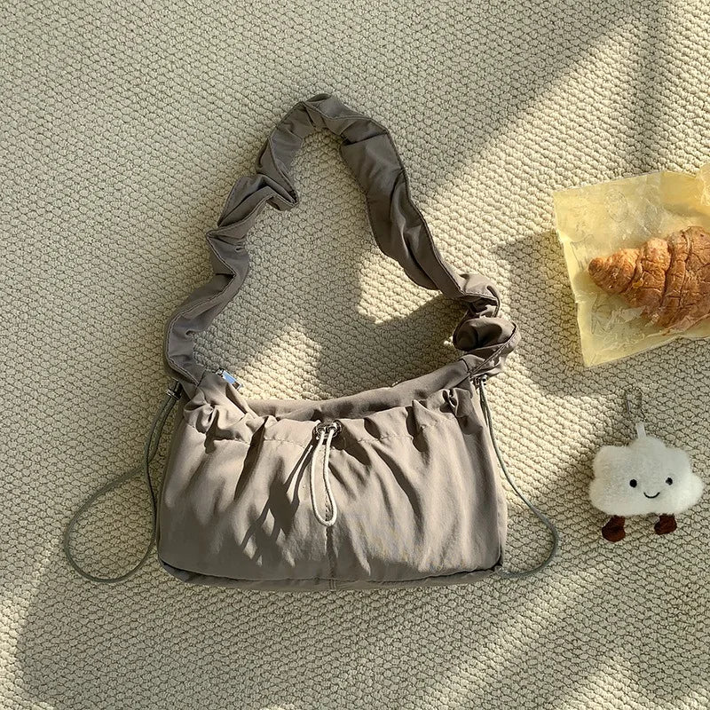 Simple Fashion Fold Shoulder Bag | Vintage Casual Designer Underarm Crossbody Bag Women | New Luxury Handbags High Quality Luxegan