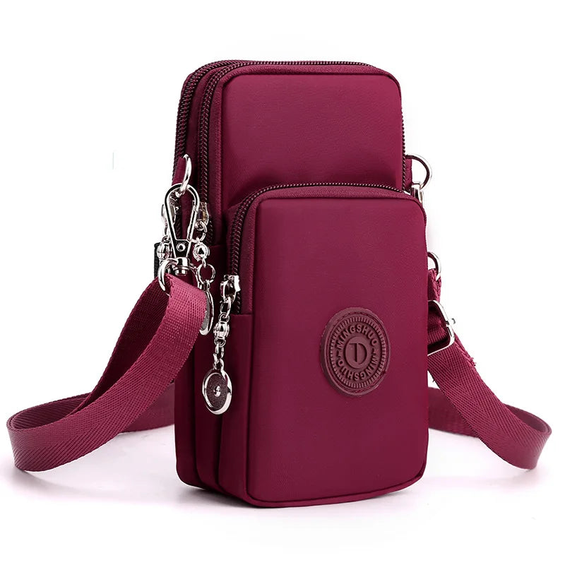 New Women's Mobile Phone Bag | Nylon Cell Phone Bag, Small Crossbody Bag & Travel Purse Luxegan