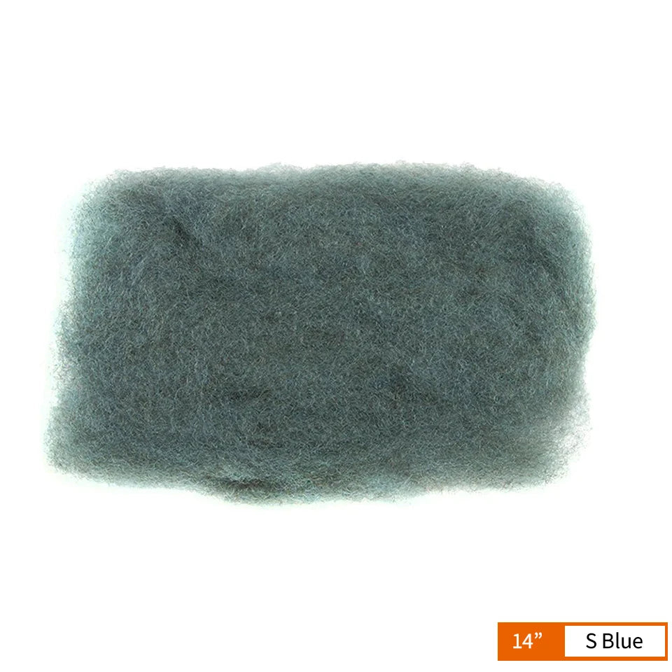 Honey Blonde & Black Afro Kinky Bulk Human Hair for Braids & Locs | Two-Tone Remy Extensions Luxegan