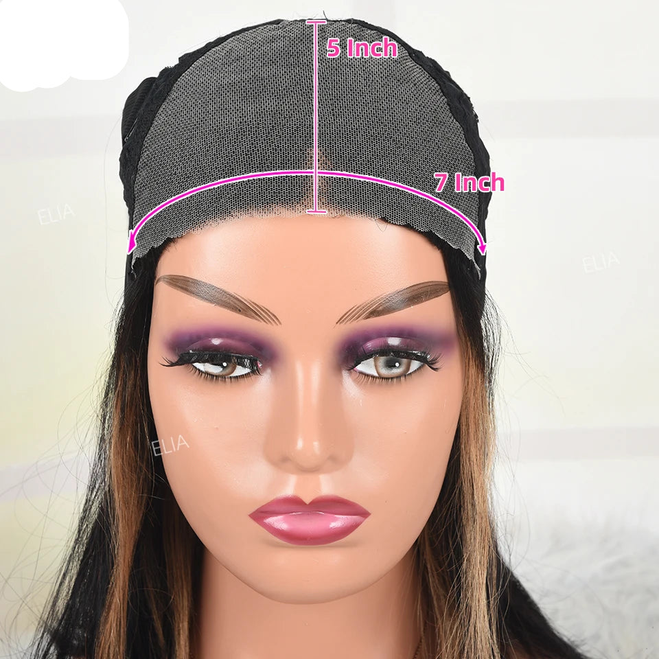 32 Inch Ombre Brown Body Wave Wig | 13x4 Transparent Lace Front Peruvian Remy Human Hair (On Sale) Luxegan