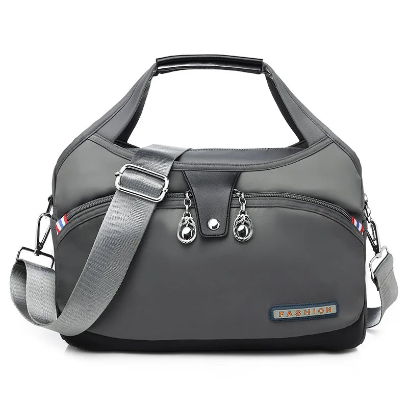 Casual Oxford Shoulder Bag | Female Multi-Function Crossbody Bag & Large Capacity Messenger Handbag Luxegan