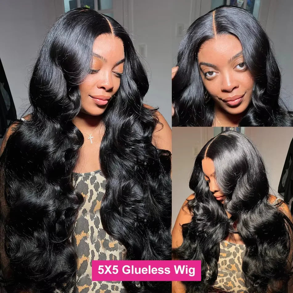 12A Brazilian Hair 36/40 Inch Body Wave 13x4 HD Lace Frontal Wig | Glueless | 100% Raw Human Hair | Ready to Wear Luxegan