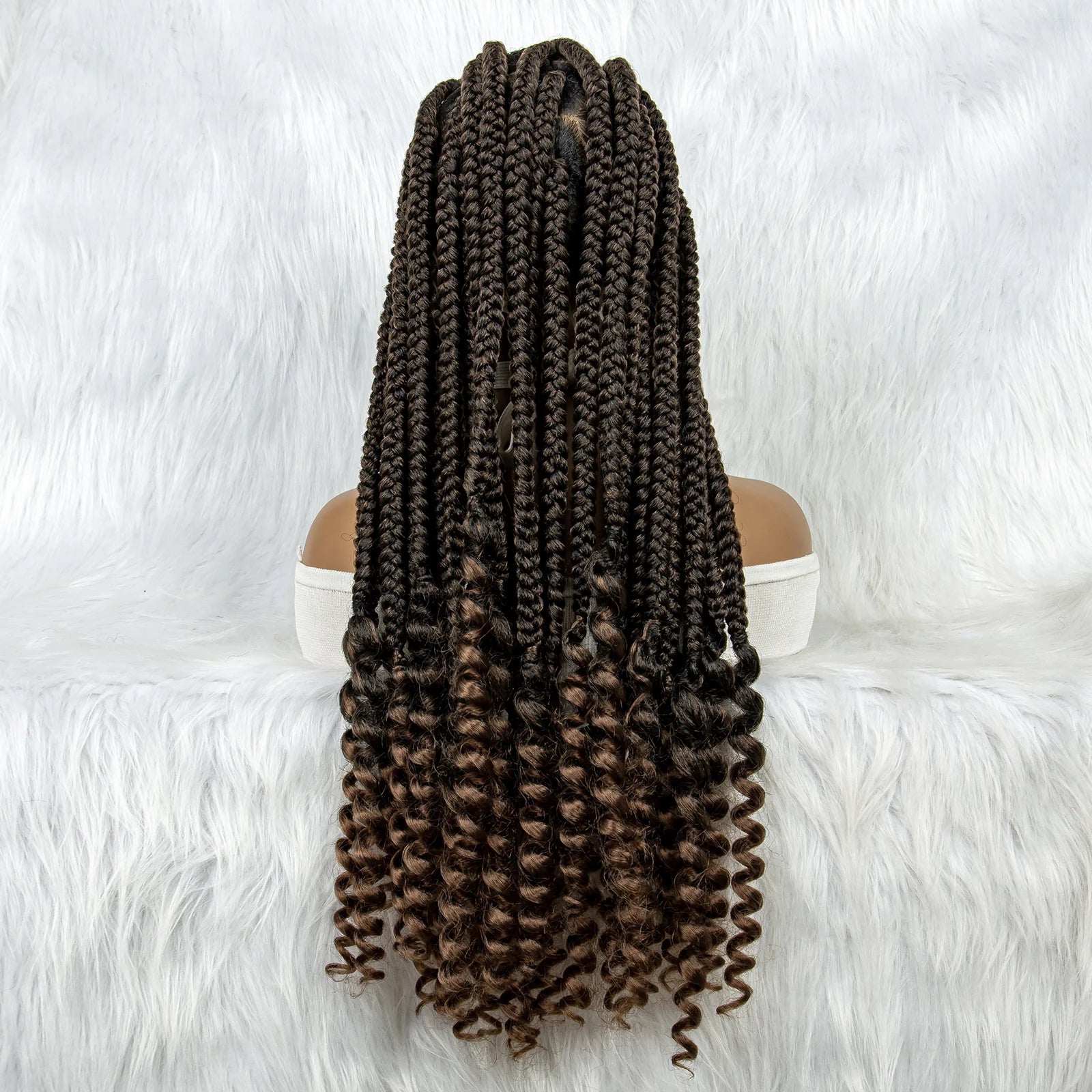 KIMA New Arrival Box Braids Wig | Full Lace Front Luxegan