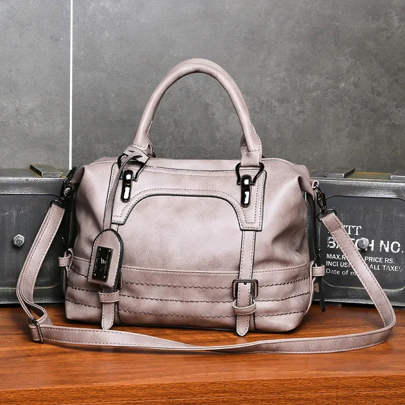 Women's PU Leather Crossbody Tote Handbag | Stylish Shoulder Bag for Daily Use Luxegan
