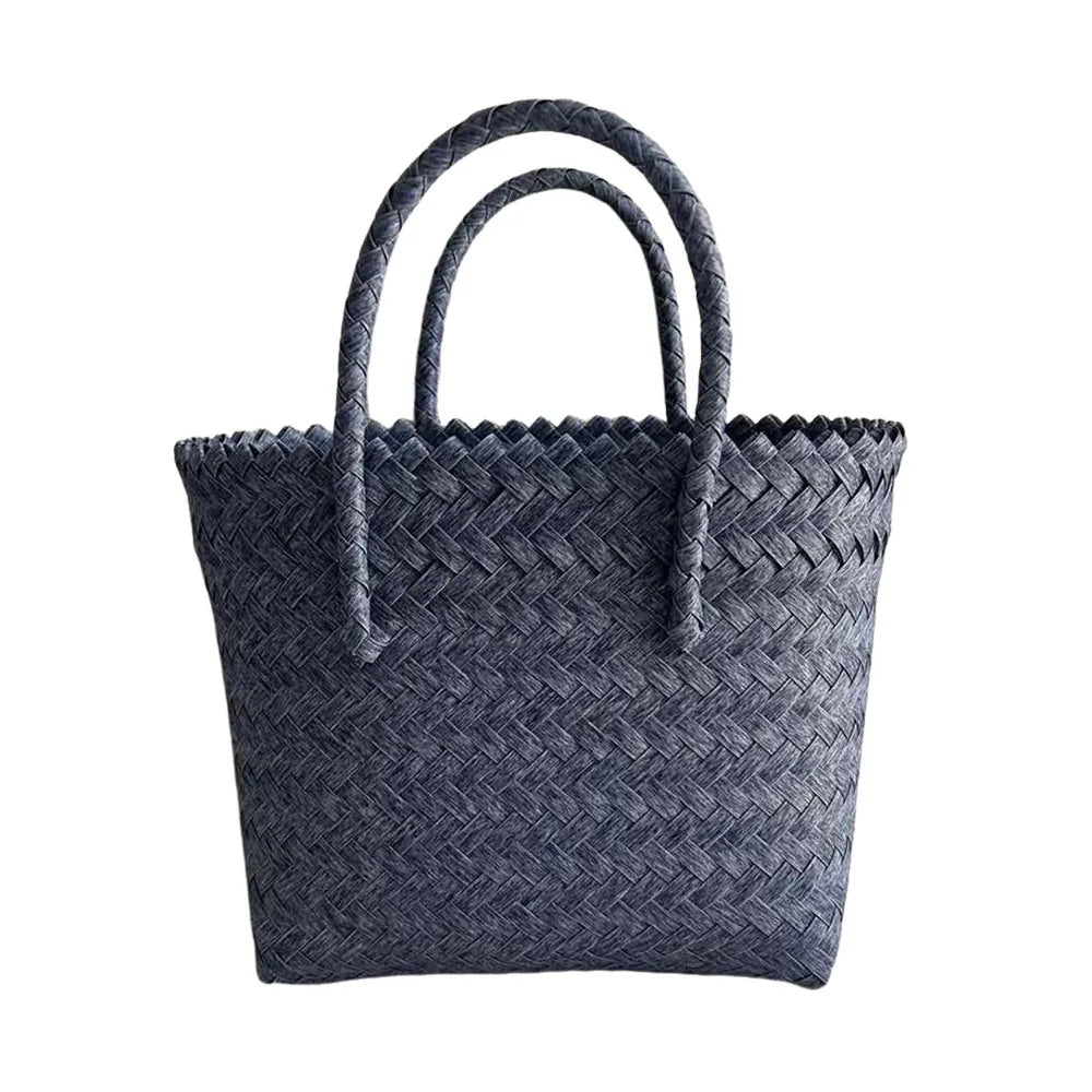 Handmade Woven Beach Basket | Large Capacity Shoulder Bag Luxegan
