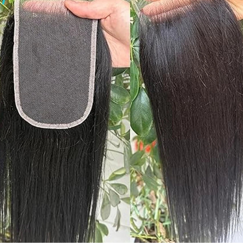 Straight HD Lace Closure | 4x6 / 2x6 Deep Parting Brazilian Remy Human Hair Luxegan