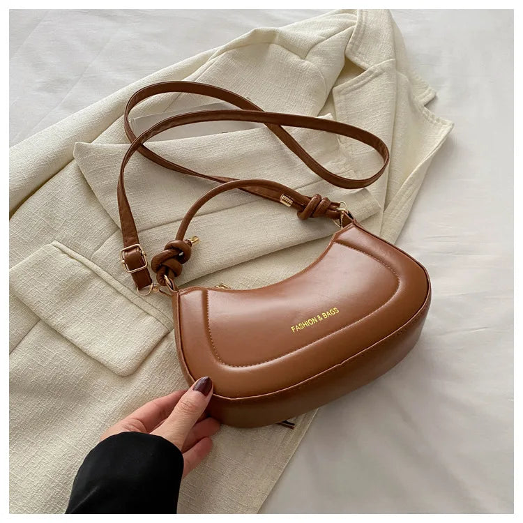Trendy Soft PU Leather Shoulder Bag | Women's Stylish Tote Purse, Phone Bag & Elegant Design Crossbody Bag Luxegan