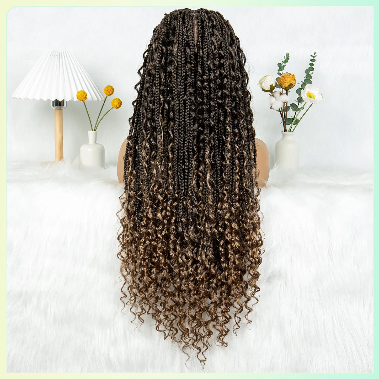 KIMA Box Twisted Dreadlocks Wig | Full Lace Front with Baby Hair Luxegan