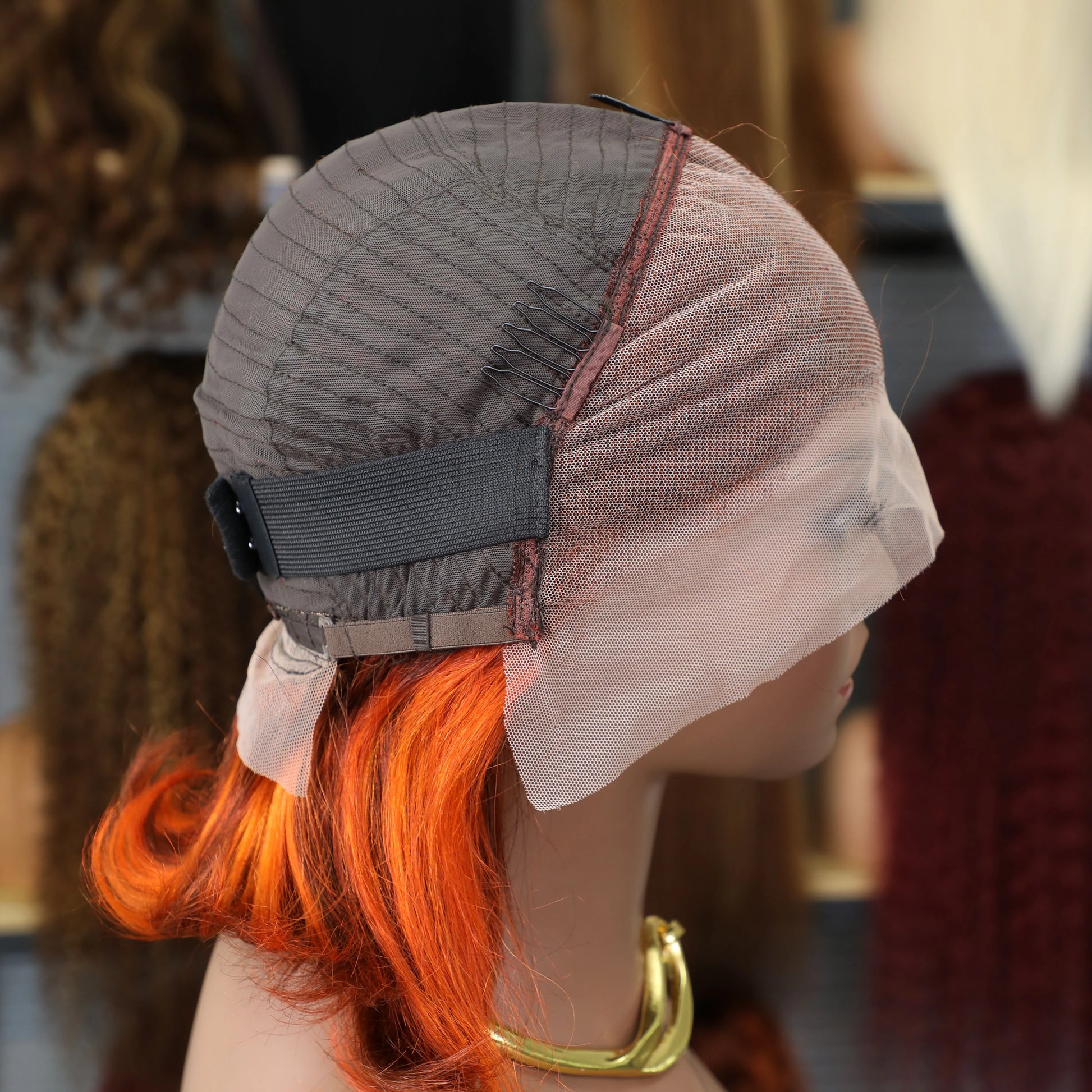 Ginger Orange Bob Wig | 13x4 Transparent Lace Front Brazilian Human Hair Luxegan