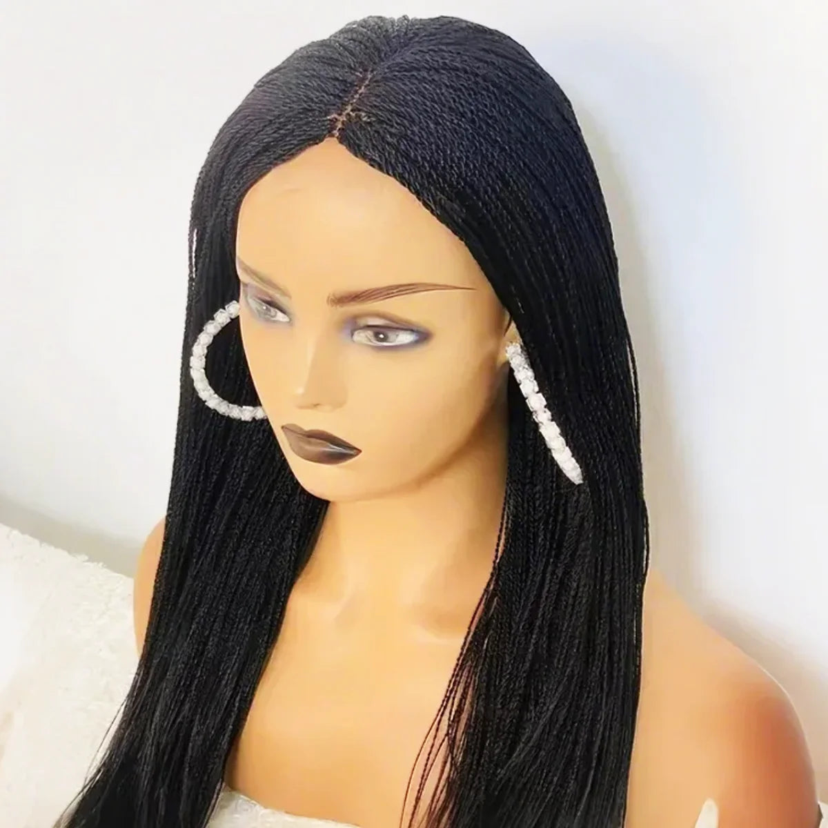 Senegalese Twist Braided Wig | Micro Twist & Box Braids | Full Lace Front | Kanekalon Hair | Black Women