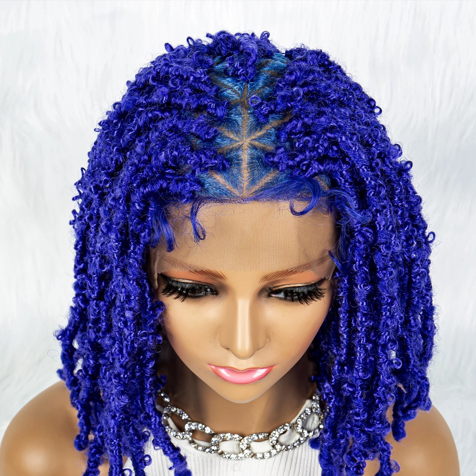 KIMA Box Braids Wig | Lace Front | Baby Hair | Synthetic Braided Wig Luxegan