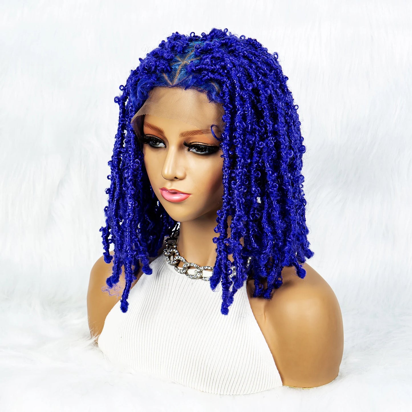 KIMA Box Braids Wig | Lace Front | Baby Hair | Synthetic Braided Wig Luxegan