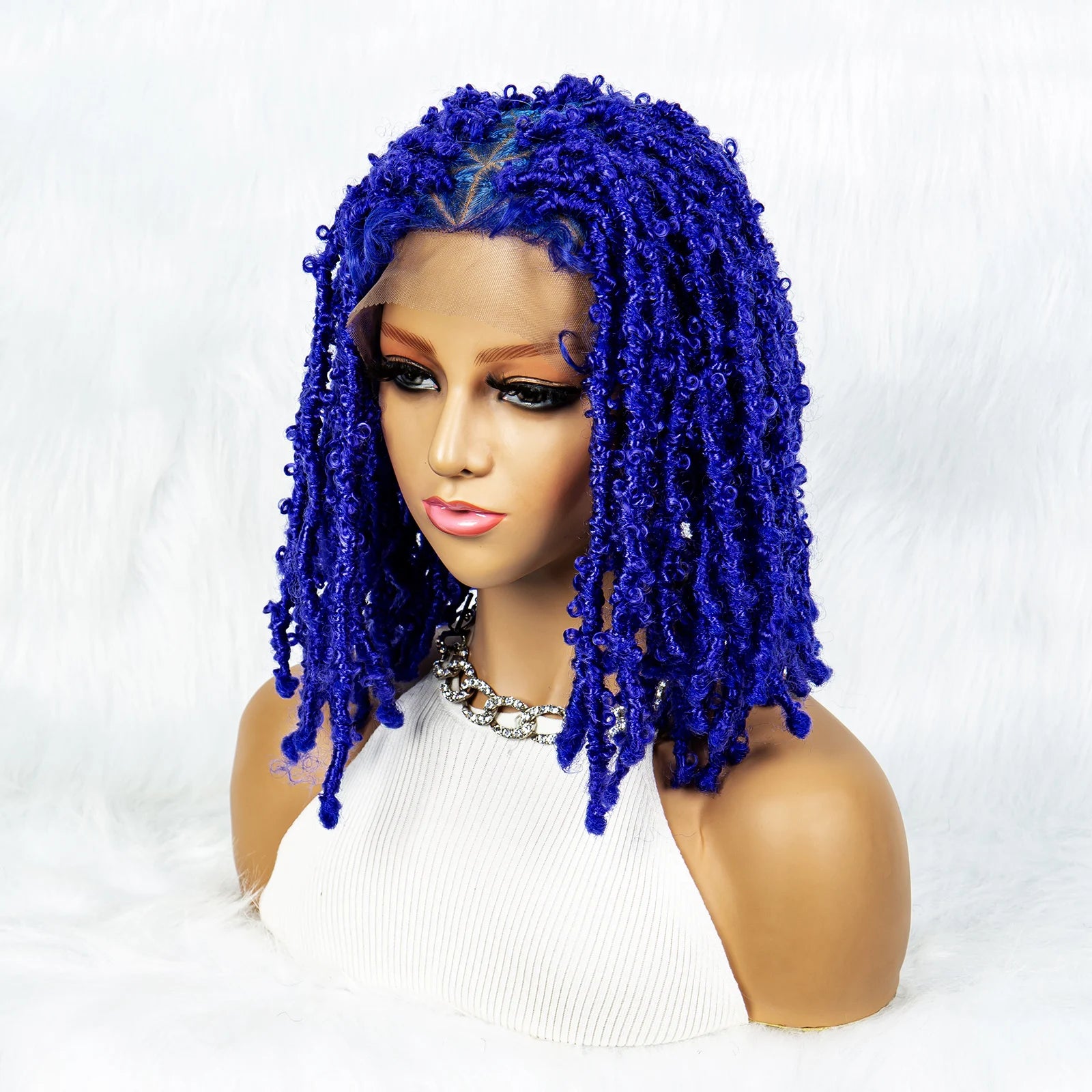 KIMA Box Braids Wig | Lace Front | Baby Hair | Synthetic Braided Wig Luxegan