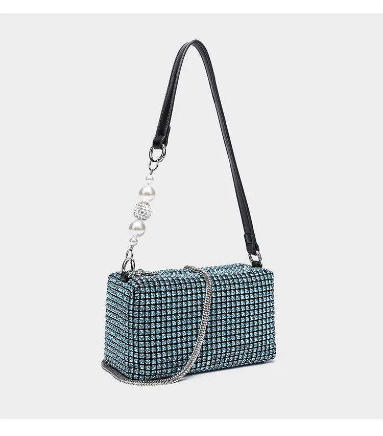 Sparkly Rhinestone Clutch | Elegant Party & Daily Crossbody Luxegan