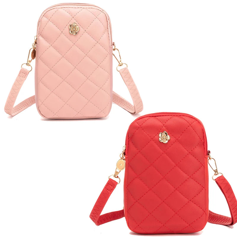 New PU Crossbody Bag | Simple Handbag, Mini Cell Phone Bag & Summer Small Square Bag Luxegan