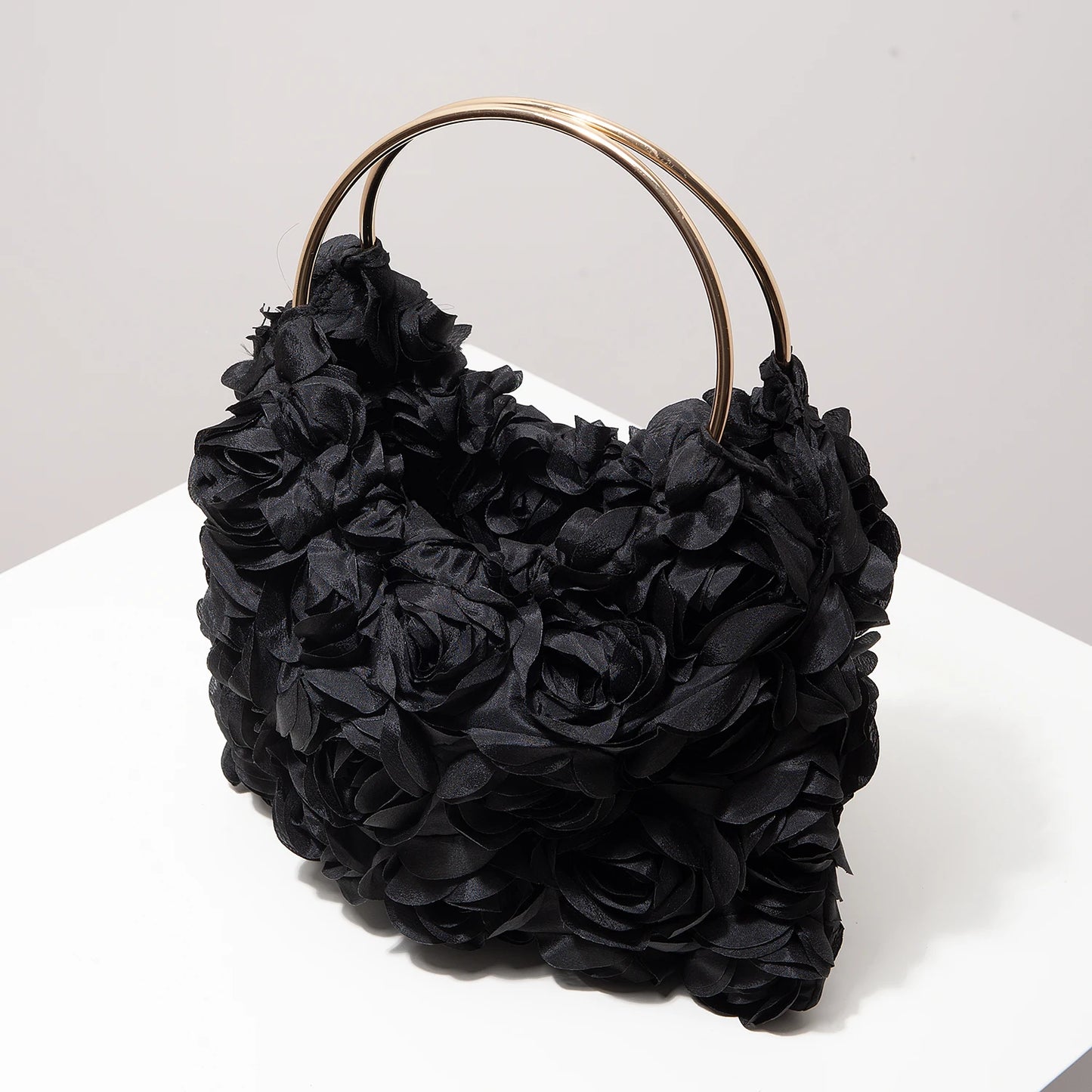Luxury Rose Flower Tote Bags for Ladies | Elegant Party Bag & Wedding Handbag Luxegan