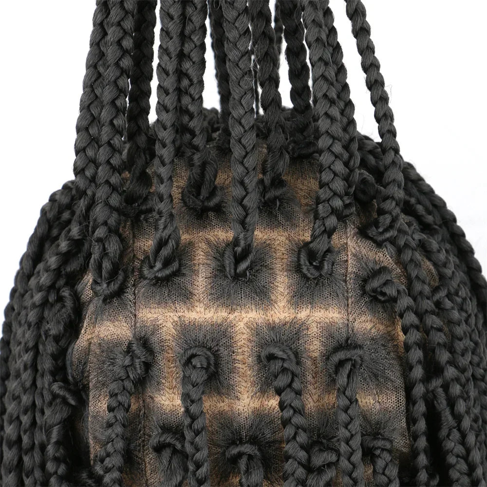 3x Twist Braided Wig | 30 Inch Full Lace Afro Dreadlocks | Synthetic Crochet Hair | For Women