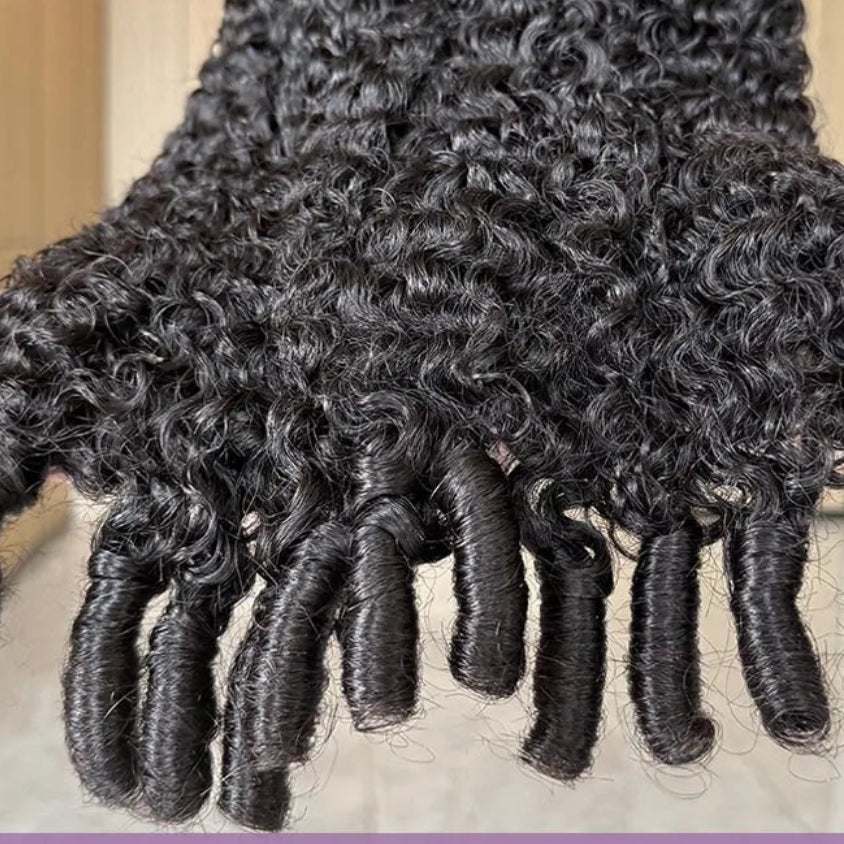 12A Burmese Curly Wig | Sophisticated 13x6 HD Transparent Full Frontal | Elegant "Spiral Pixie Curls" 100% Virgin Human Hair | "Dignified" 18–34 Inch High-Density Remy Wig for Radiant Versatile Styling Luxegan