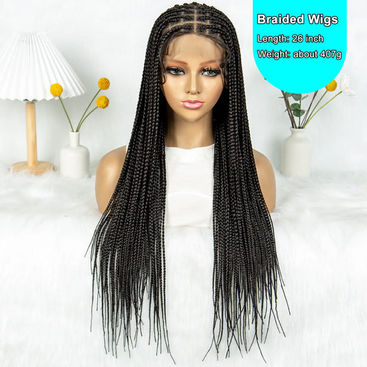 26" KIMA Goddess Stitch Box Braids Wig | Full Lace Luxegan