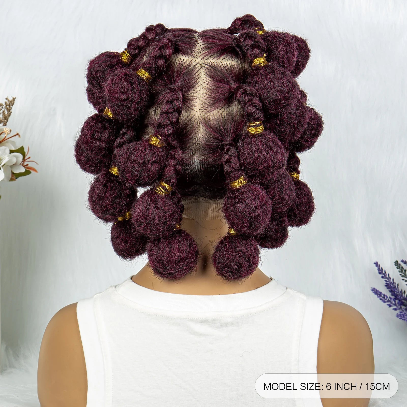 Bantu Knotless Box Braids Wig | Full Lace African Braiding Hair Luxegan