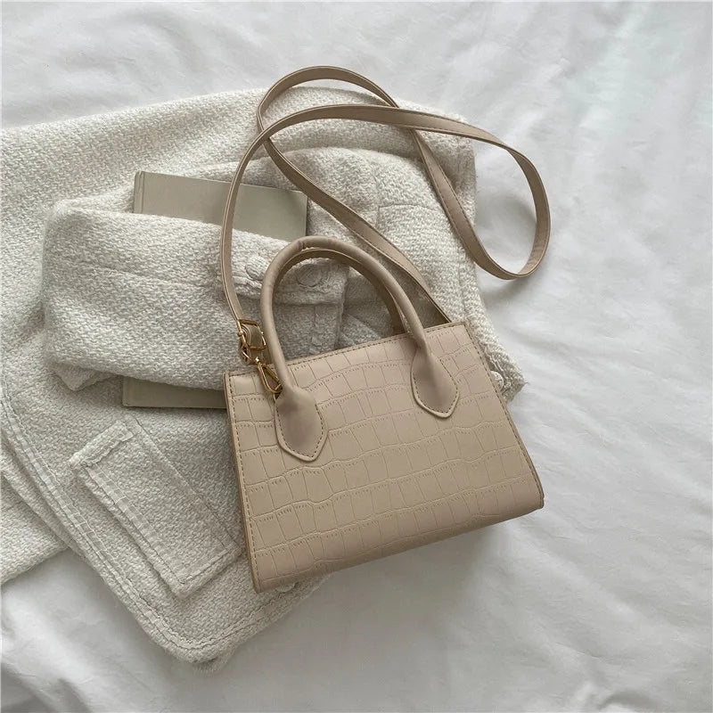 New Square Crossbody Bags for Women | Fashion Handbags & Purses & Ladies Shoulder Bag (Small Top Handle Bags) Luxegan