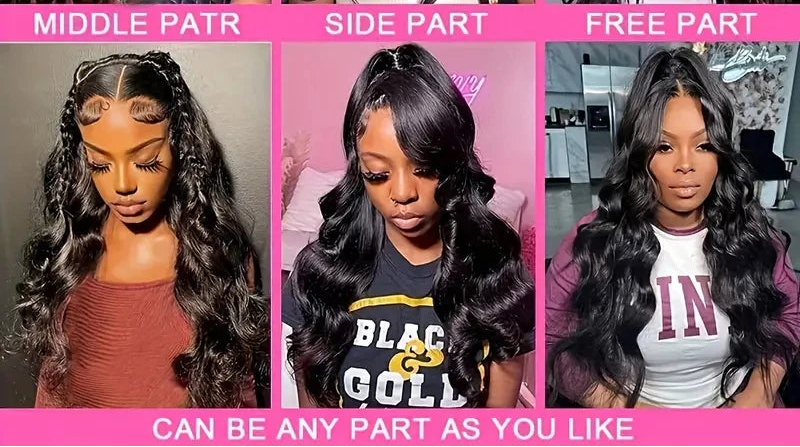 Luxury Ombre Blonde Body Wave Lace Front Wig | 13x6 / 13x4 Transparent Swiss Lace Frontal Wig | 100% Malaysian Remy Human Hair Multi-Tonal Black Brown to Honey Blonde 5x5 Closure Wig for Women (26+ Inch Long) Luxegan