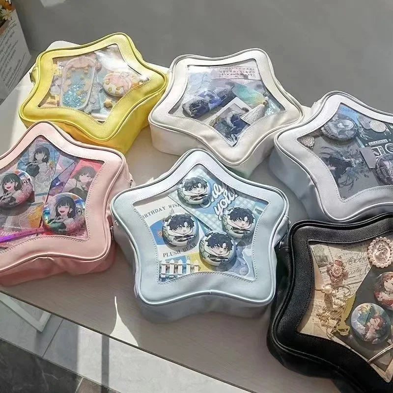 Original Cute Kawaii Ita Bag | Anime Five Pointed Star Two-dimensional Crossbody Bag & Street Fashion Ulzzang Shoulder Bag Luxegan